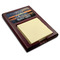 Hunting / Fishing Quotes and Sayings Red Mahogany Sticky Note Holder - Angle