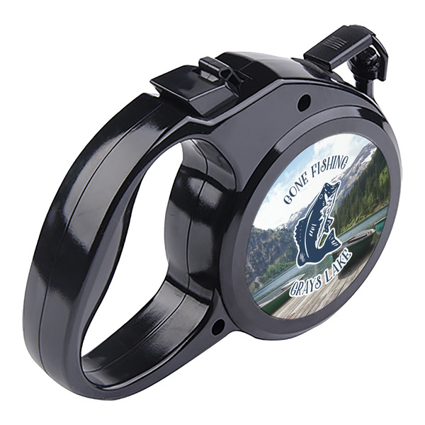 Hunting / Fishing Quotes and Sayings Retractable Dog Leash - Angle