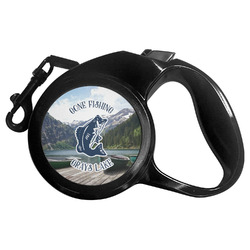 Gone Fishing Retractable Dog Leash - Large (Personalized)