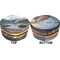 Hunting / Fishing Quotes and Sayings Round Pouf Ottoman (Top and Bottom)