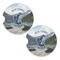 Hunting / Fishing Quotes and Sayings Sandstone Car Coasters - Set of 2