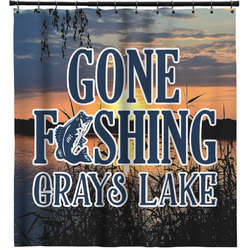 Gone Fishing Shower Curtain (Personalized)