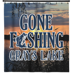 Gone Fishing Shower Curtain (Personalized)