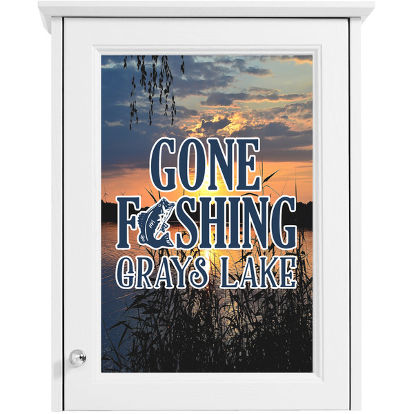 Hunting / Fishing Quotes and Sayings Single White Cabinet Decal