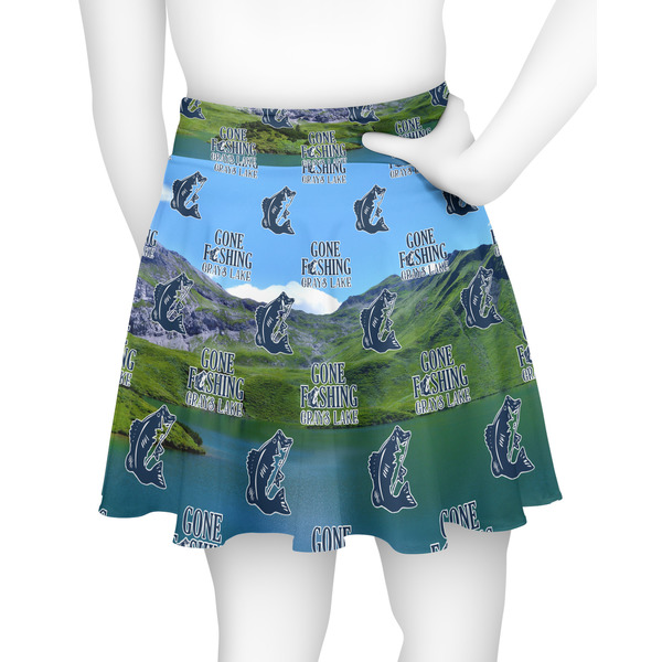 Hunting / Fishing Quotes and Sayings Skater Skirt - Back