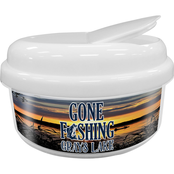 Custom Gone Fishing Snack Container (Personalized)