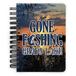 Gone Fishing Spiral Notebook - 5x7 (Personalized)