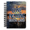 Gone Fishing Spiral Notebook - 5x7 (Personalized)