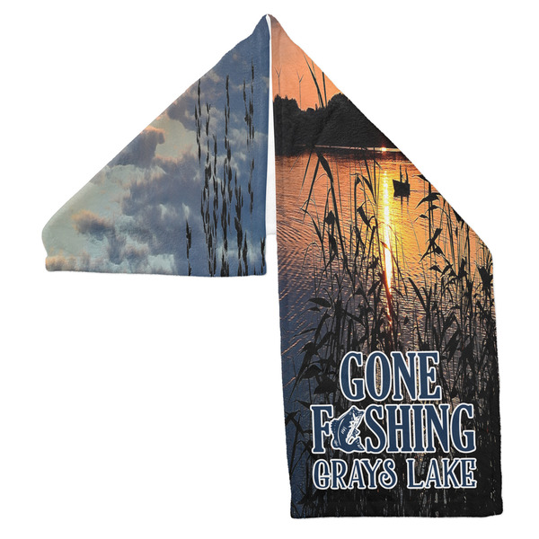 Hunting / Fishing Quotes and Sayings Sports Towel Folded - Both Sides Showing