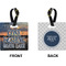 Hunting / Fishing Quotes and Sayings Square Luggage Tag (Front + Back)