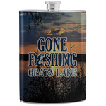 Gone Fishing Stainless Steel Flask (Personalized)