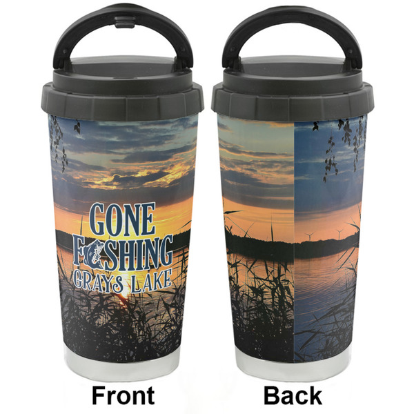 Hunting / Fishing Quotes and Sayings Stainless Steel Travel Cup - Apvl