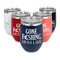 Hunting / Fishing Quotes and Sayings Steel Wine Tumblers Multiple Colors