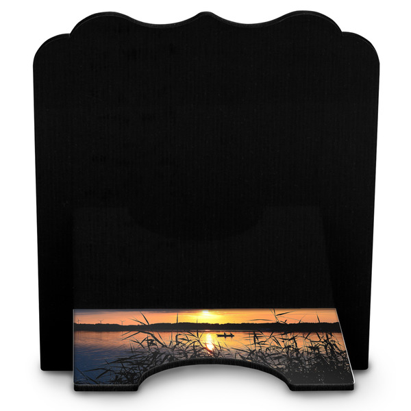 Hunting / Fishing Quotes and Sayings Stylized Tablet Stand - Back