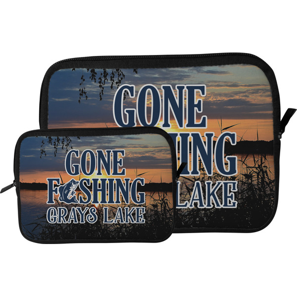 Hunting / Fishing Quotes and Sayings Tablet Sleeve (Size Comparison)