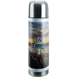 Gone Fishing Stainless Steel Thermos (Personalized)