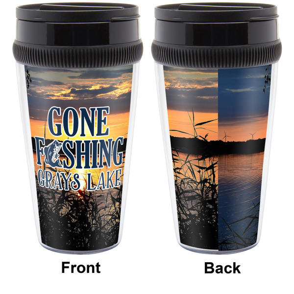 Hunting / Fishing Quotes and Sayings Travel Mug Approval (Personalized)