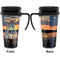 Hunting / Fishing Quotes and Sayings Travel Mug with Black Handle - Approval