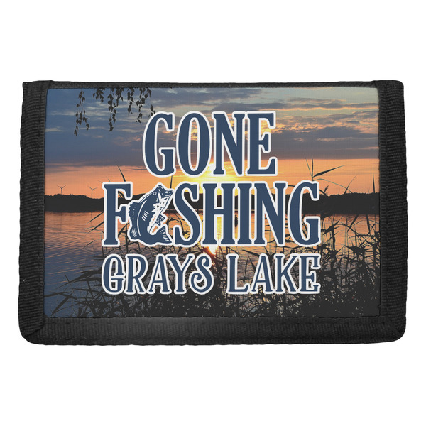 Custom Gone Fishing Trifold Wallet (Personalized)