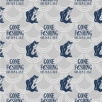 Gone Fishing Wallpaper & Surface Covering (Water Activated 24"x 24" Sample)