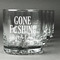 Hunting / Fishing Quotes and Sayings Whiskey Glasses Set of 4 - Engraved Front