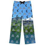 Gone Fishing Womens Pajama Pants - 2XL (Personalized)