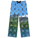 Gone Fishing Womens Pajama Pants (Personalized)