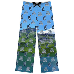 Gone Fishing Womens Pajama Pants - XS (Personalized)