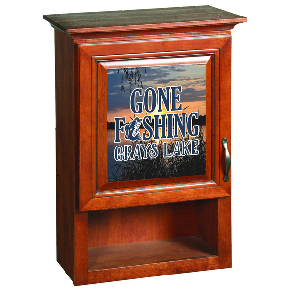 Hunting / Fishing Quotes and Sayings Wooden Cabinet Decal (Medium)
