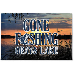 Gone Fishing Woven Mat (Personalized)
