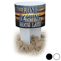 Gone Fishing Beach Spiker Drink Holder (Personalized)