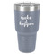 Inspirational Quotes and Sayings 30 oz Stainless Steel Ringneck Tumbler - Grey - Front