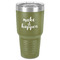 Inspirational Quotes and Sayings 30 oz Stainless Steel Ringneck Tumbler - Olive - Front