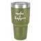 Inspirational Quotes and Sayings 30 oz Stainless Steel Tumbler - Olive - Single-Sided