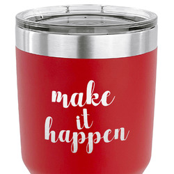 Inspirational Quotes and Sayings 30 oz Stainless Steel Tumbler - Red - Double Sided