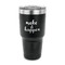 Inspirational Quotes and Sayings 30 oz Stainless Steel Ringneck Tumblers - Black - FRONT