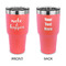 Inspirational Quotes and Sayings 30 oz Stainless Steel Tumbler - Coral - Double Sided