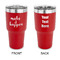 Inspirational Quotes and Sayings 30 oz Stainless Steel Tumbler - Red - Double Sided