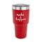 Inspirational Quotes and Sayings 30 oz Stainless Steel Ringneck Tumblers - Red - FRONT