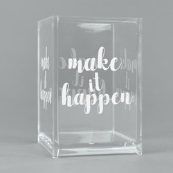 Inspirational Quotes and Sayings Acrylic Pen Holder