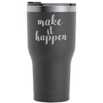 Inspirational Quotes and Sayings RTIC Tumbler - Black - Engraved Front