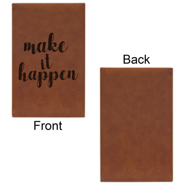 Inspirational Quotes and Sayings Cognac Leatherette Journal - Single Sided - Apvl