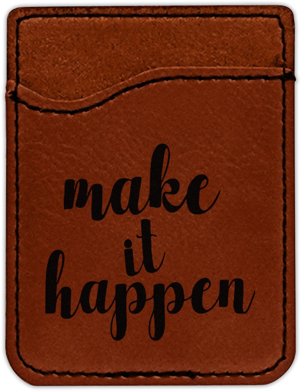 Custom Inspirational Quotes and Sayings Leatherette Phone Wallet