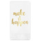 Inspirational Quotes and Sayings Foil Stamped Guest Napkins - Front View