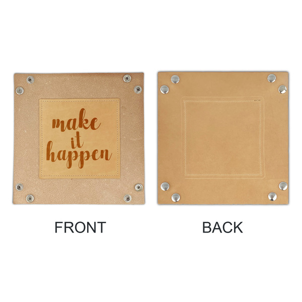Inspirational Quotes and Sayings Genuine Leather Valet Trays - APPROVAL