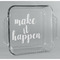 Inspirational Quotes and Sayings Glass Cake Dish - 8in x 8in