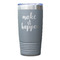 Inspirational Quotes and Sayings Gray Polar Camel Tumbler - 20oz - Single Sided - Approval