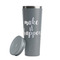 Inspirational Quotes and Sayings Grey RTIC Everyday Tumbler - 28 oz. - Lid Off