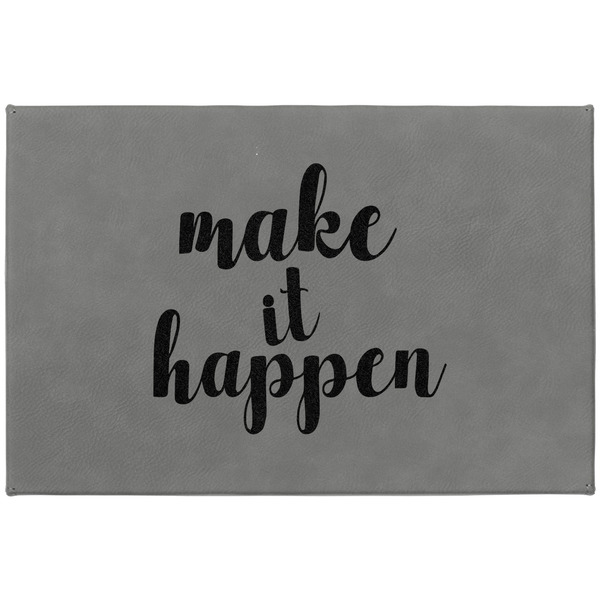 Inspirational Quotes and Sayings Large Engraved Gift Box with Leather Lid - Approval