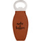 Inspirational Quotes and Sayings Leather Bar Bottle Opener - Single